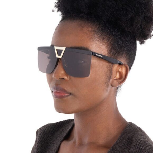 NEW SAINT LAURENT SUNGLASSES SL537 PALACE 001 BLACK EYEWEAR SL 537 PALACE 001 - Picture 1 of 10